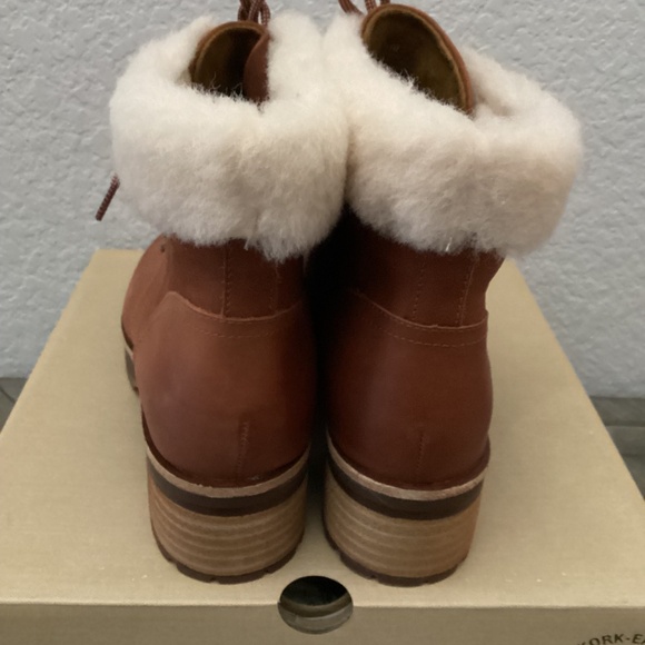 Kork-Ease® Winslet Genuine Shearling Trim Bootie (Women) 8.5M - Picture 6 of 12